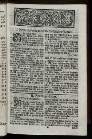I. Beym Anfange und Ende des Kirchen-Jahres. - VIII. Am Feste der Verkündigung Mariä.