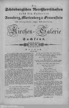 Drebach (Beschluß), Schönberg : 14. Lieferung