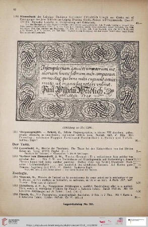 Zoologie (Nr. 1394 - 1403)