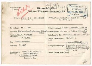 Ehrhardt, Friedrich