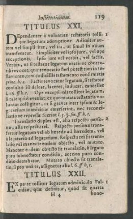 Titulus XXII.