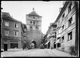 Rottweil. Schwarzes Tor. Straßenbild