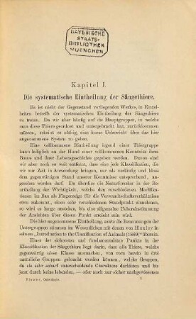 Einleitung in die Osteologie der Säugethiere