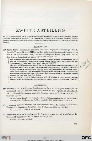 Zweite Abteilung (Nr. 978-1134)