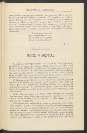 Poesías de Domingo Estrada