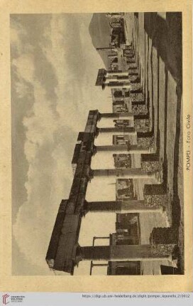 Pompei – Foro Civile – Foum civil – The Civic Forum – Das Forim – Foro civil