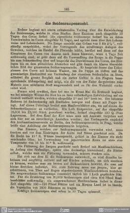 Die Seidenraupenzucht