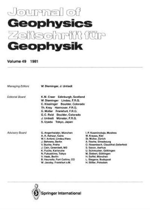 49: Journal of geophysics