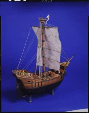 Vollmodell einer französischen Navire, um 1425, Maßstab 1:50