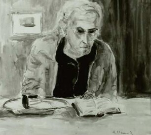 Lesende Frau