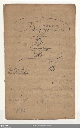Stimmensatz [Schreiber: Jacobi, S.]