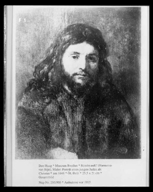 Porträt eines jungen Juden als Christus