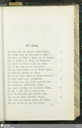 XV. Gesang