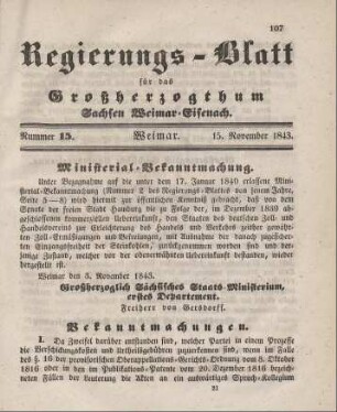 Nr. 15 : 15. November 1843