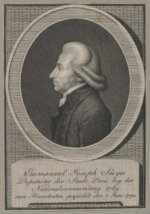 Bildnis des Emmanuel Joseph Sieyes