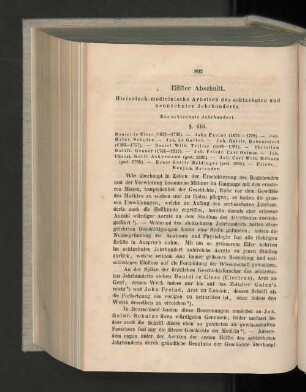 Eilfter Abschnitt. Historisch-medicinische Arbeiten ...