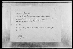 Ludwig Irmlenhaus zu Kusterdingen gibt den Kaplänen zu Reutlingen einen Bestandsbrief über ein Erblehen zu Kusterdingen.