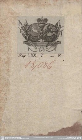 Exlibris: Friedrich August, Herzog von Braunschweig-Oels.