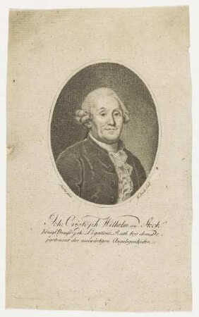 Bildnis des Joh. Christoph Wilhelm von Steck