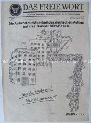 Mitteilungsblatt des Bayerischen Landesausschusses für die Volksbefragung
