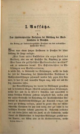 Forstliche Blätter : Zeitschrift für Forst- u. Jagdwesen. 5/6. 1863