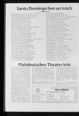 Plattdeutsches Theater lebt
