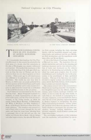 The fourth national conference on city planning