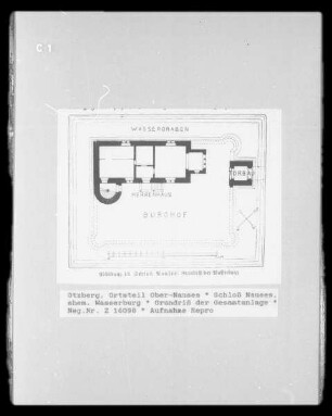 Otzberg, Ober-Nauses, Schloss Nauses, Grundriss