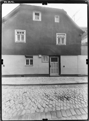 Quedlinburg, Kramerstraße 12. Wohnhaus. Giebelfront