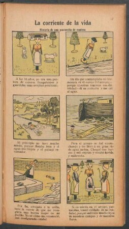 La corriente de la vida - Historia de una pastorcita de madera - [Cómic]