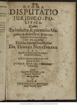 Disputatio Iuridico-Politica