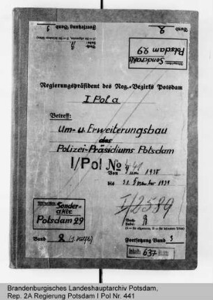 Um- und Erweiterungsbau des Polizeipräsidiums Potsdam