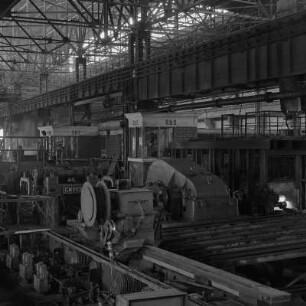 Die Leninhütte der Industriestadt Dimitrowgrad. Die Walzstraße