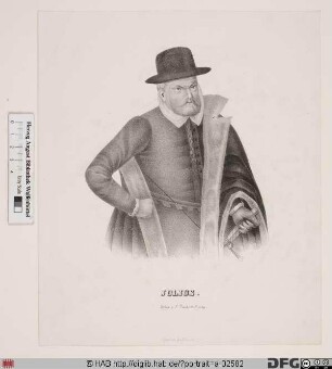 Bildnis Julius, Herzog zu Braunschweig-Lüneburg-Wolfenbüttel (reg. 1568-89)