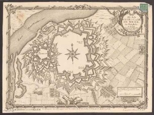 Plan de la Ville et Citadelle De Wesel En Westphalie