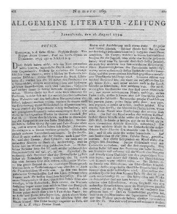 Jacobi, A. F. E.: Ein Unterhaltungsbuch zur Beförderung der Menschenkenntniß. T. 2. Eisenach: Wittekindt 1793