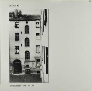 Fotografie: Oranienstr. 178, um 1981