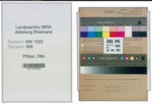 Entnazifizierung Otto Pfitzer , geb. 07.11.1904 (Finanzbeamter)