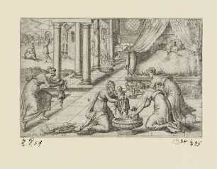 Geburt Josephs, Blatt 36 der Folge "Genesis"