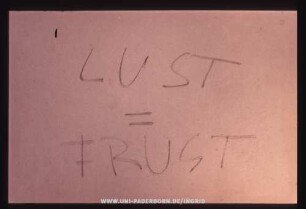 LUST = FRUST
