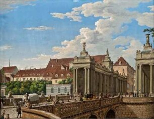 Kolonnaden an der Königsbrücke.