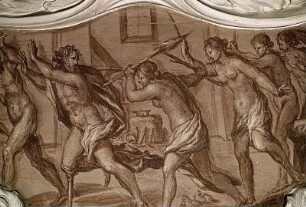 Deckenbild mit allegorischer Szene