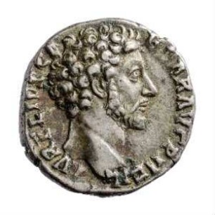 Münze, Denar, 154 - 155 n. Chr.