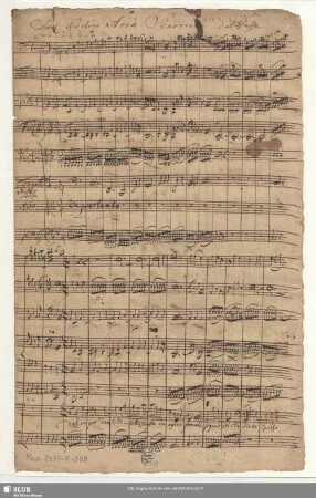 Senocrita. Excerpts - Mus.2477-F-509 : A, orch, bc