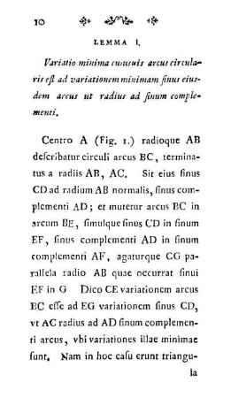 Lemma I. - Lemma III.