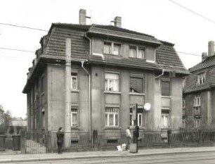 Dresden-Blasewitz, Ludwig-Hartmann-Straße 36. Wohnhaus (Mietvilla) (um 1910). Straßenansicht