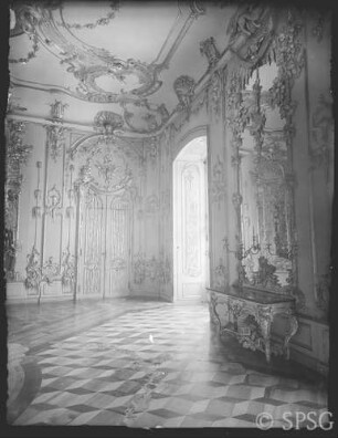Potsdam, Neues Palais, Oberes Fürstenquartier, Oberes Konzertzimmer, R.: 260, Nordostecke.