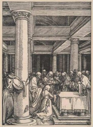 Marienleben, Blatt 13: Die Darstellung im Tempel