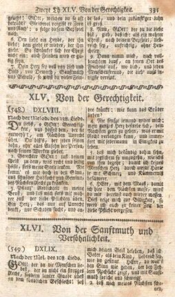 XLVI. Von der Sanftmuth und Versöhnlichkeit.
