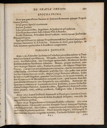 187-201, Epocha Prima.